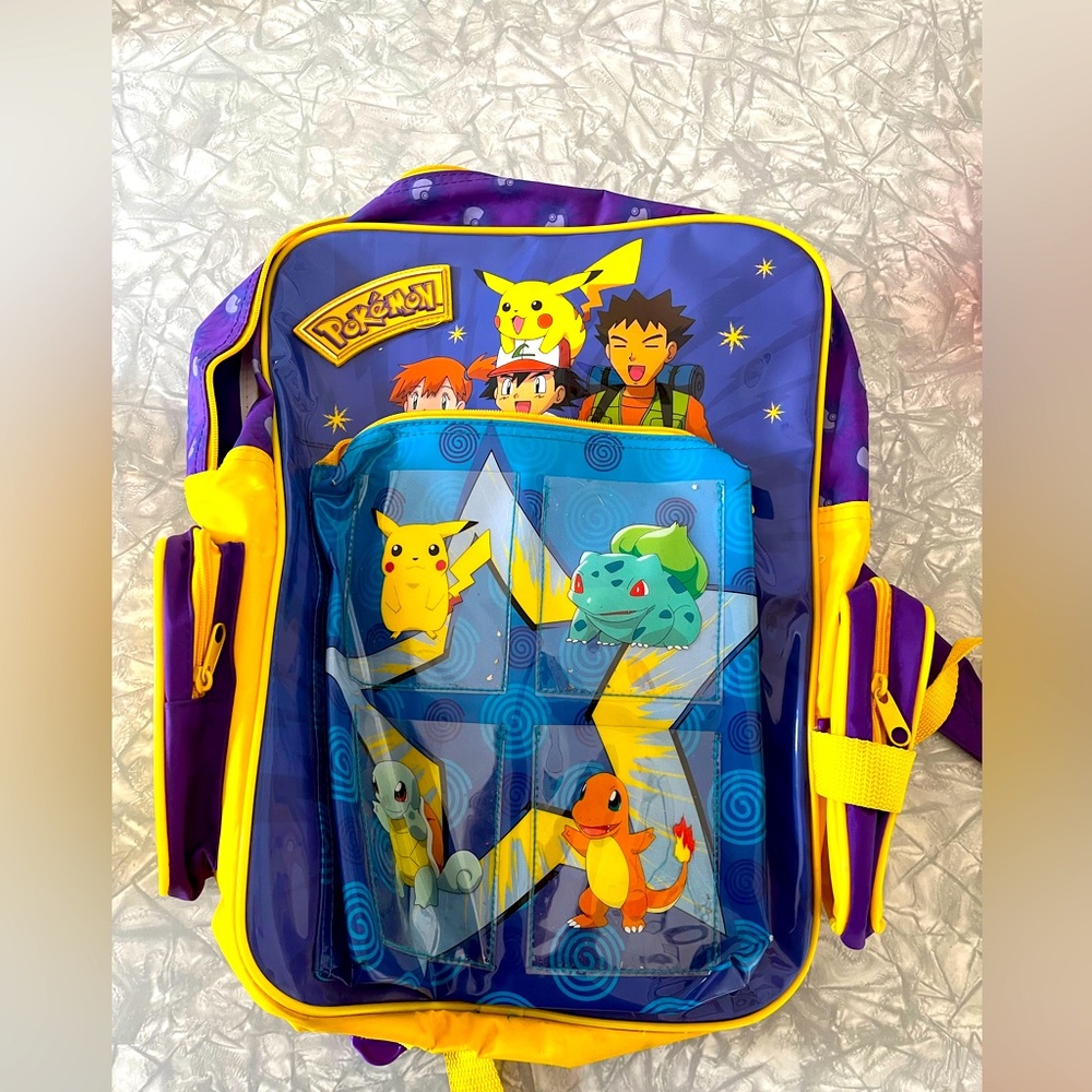 Vintage 1999 pokemon backpack